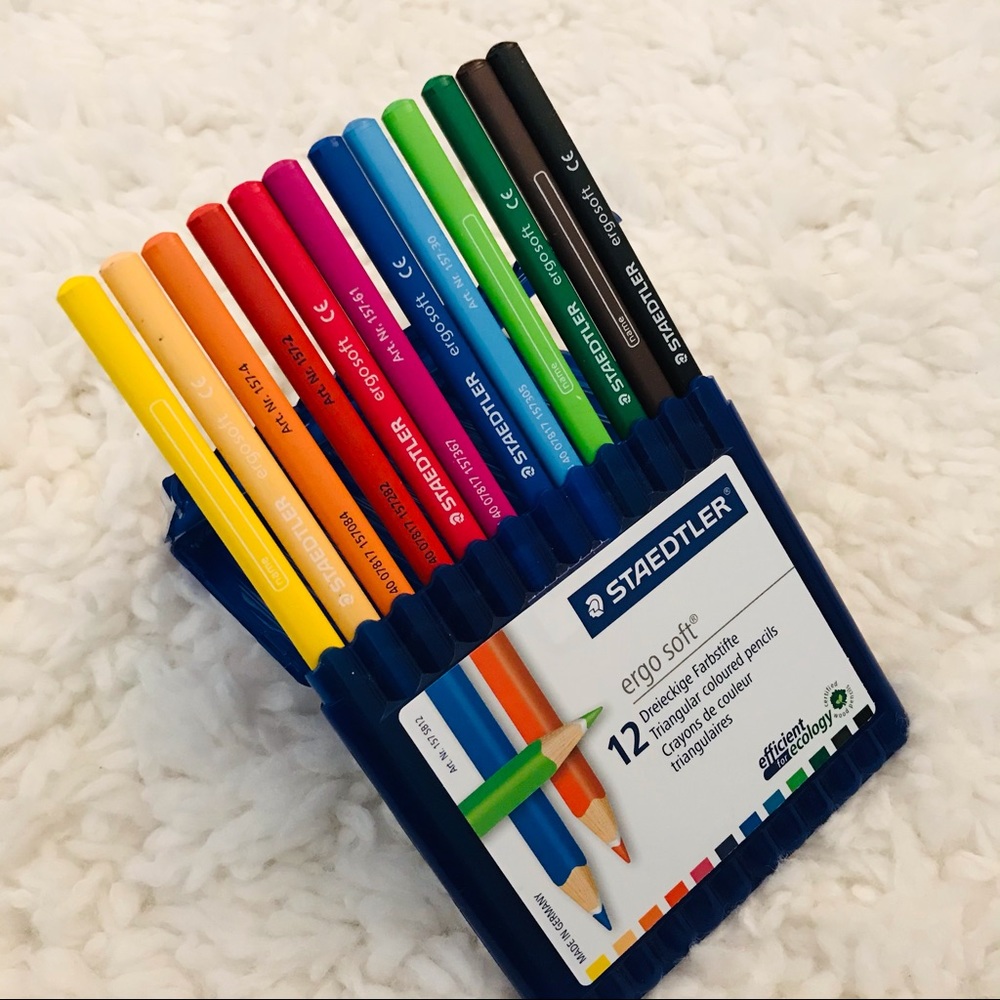 STARDTLER Ergo Soft 12 Triangular Colored Pencils